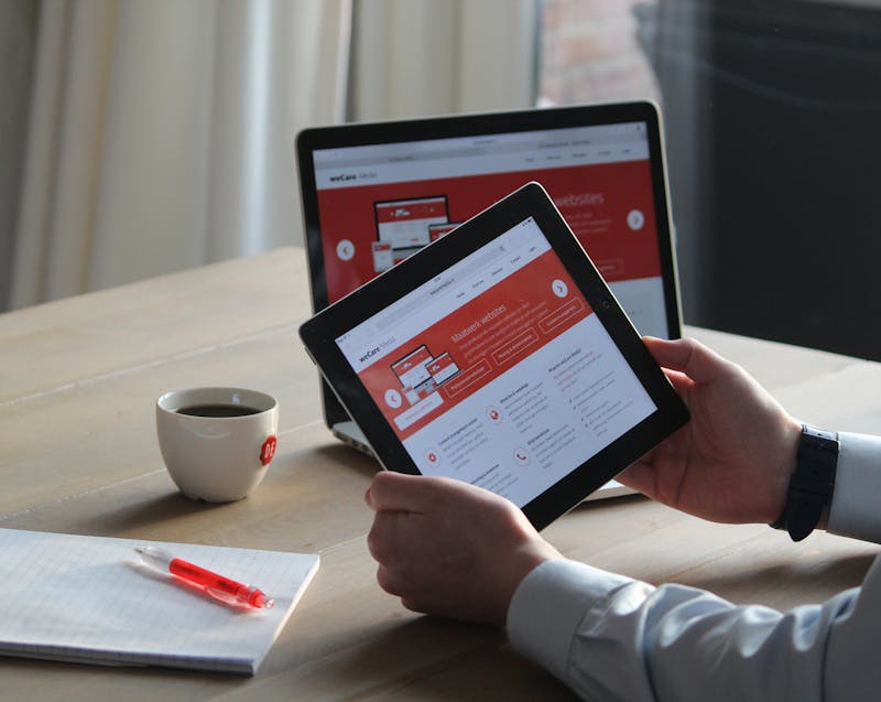 website on multiple devices