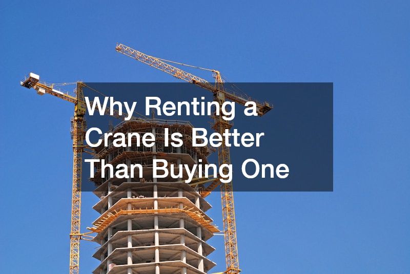Why Renting a Crane Is Better Than Buying One